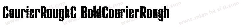 CourierRoughC BoldCourierRoughC Bol字体转换